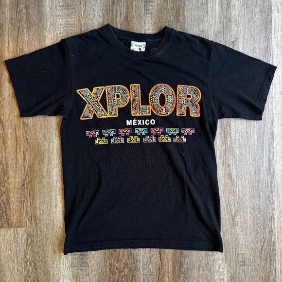 Vintage Xcaret Mexico T-Shirt - size Small - Picture 1 of 5
